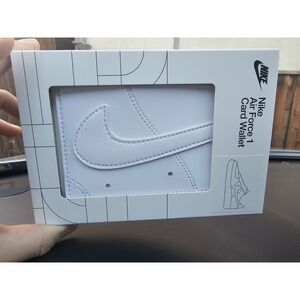 NWT Nike Air Force 1 Card Wallet triple white/white/white Mens A25
